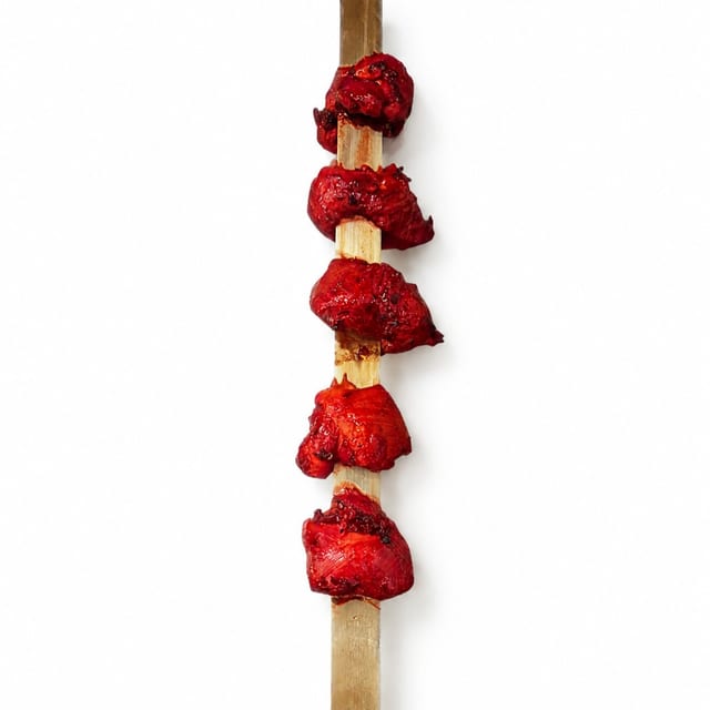 TANDOORI CHICKEN KABOB TRAY.