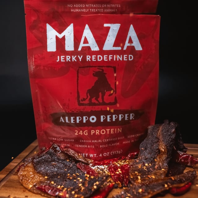 MAZA JERKY - ALEPPO PEPPER.