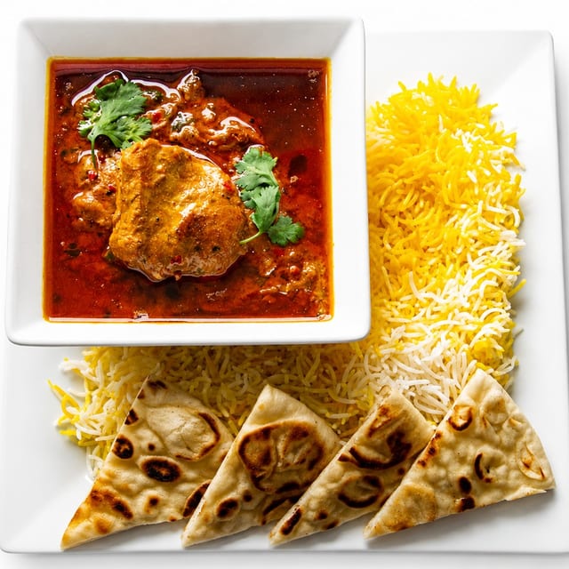 SPICY CHICKEN CURRY + SIDE.