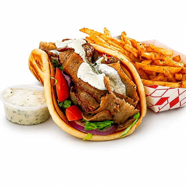 PITA SANDWICH + SIDE COMBO.