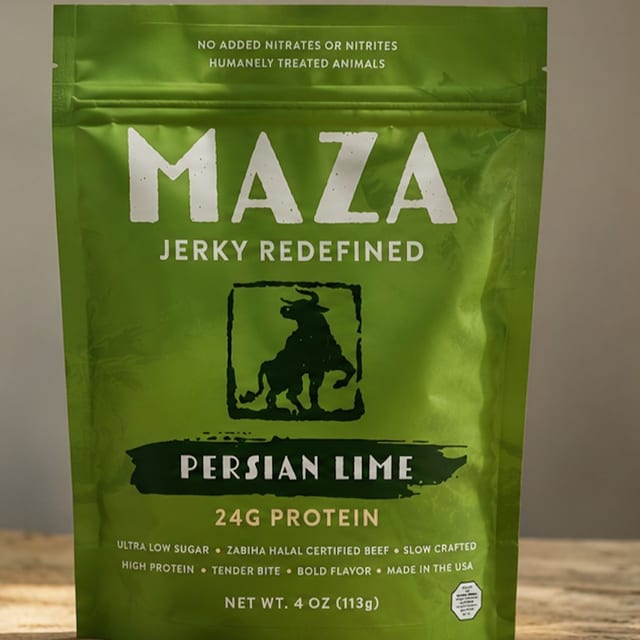 MAZA JERKY - PERSIAN LIME - 4 OZ.