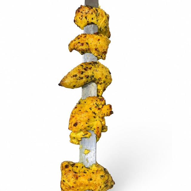 SKEWER MOUSSA'S FAMOUS CHICKEN.