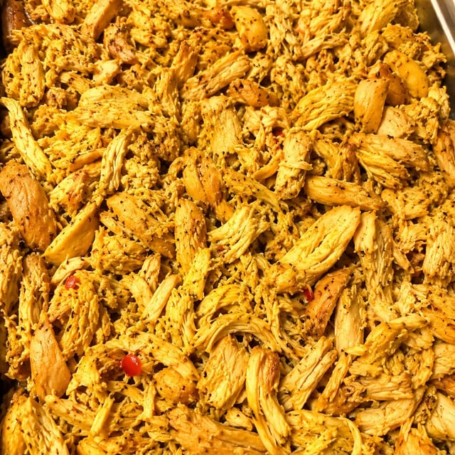 CHICKEN SHAWARMA TRAY.