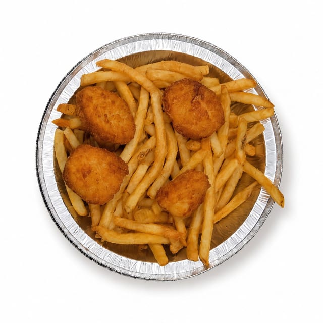 CHICKEN NUGGETS + SIDE.