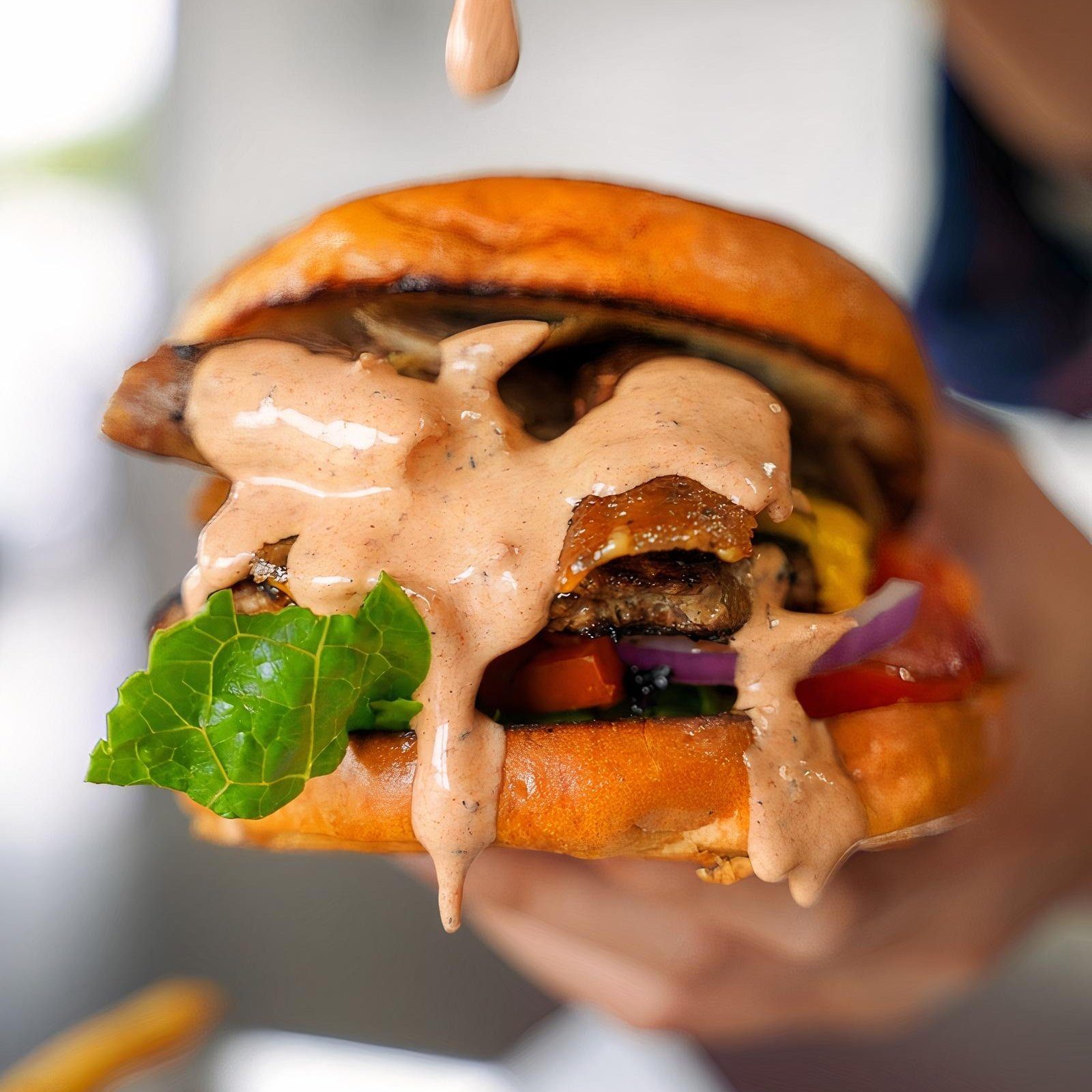 DOUBLE SHACK BURGER + SIDE OPTION.