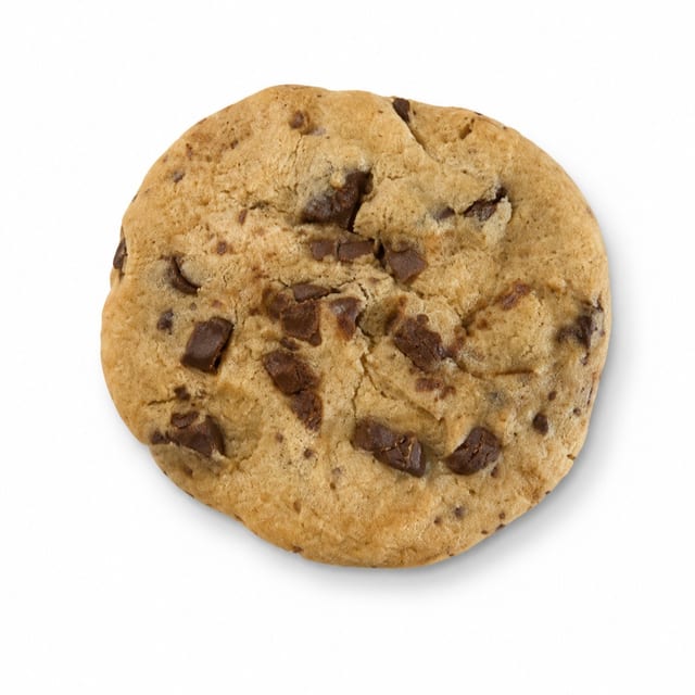 (1 PC) FRESHLY BAKED CHOCOLATE CHIP COOKIE.