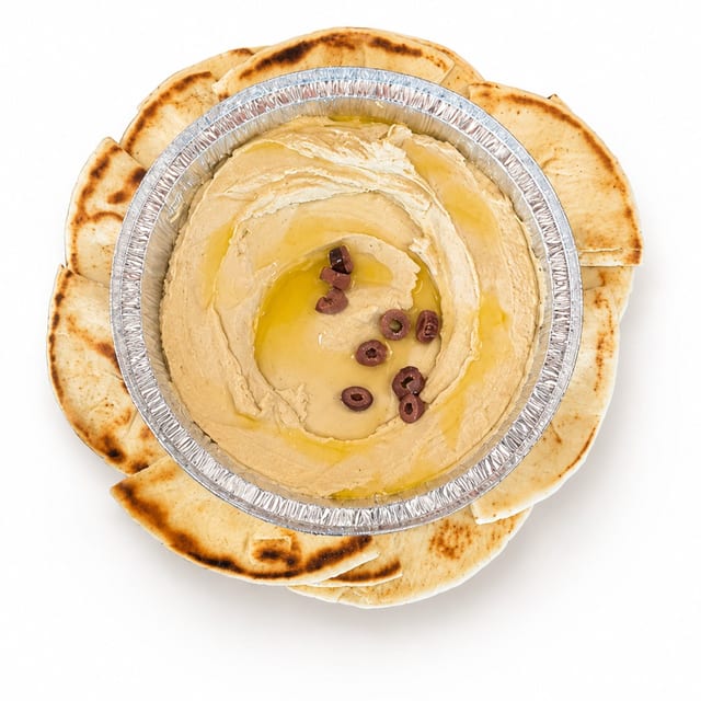 HUMMUS PARTY PACK + PITA.