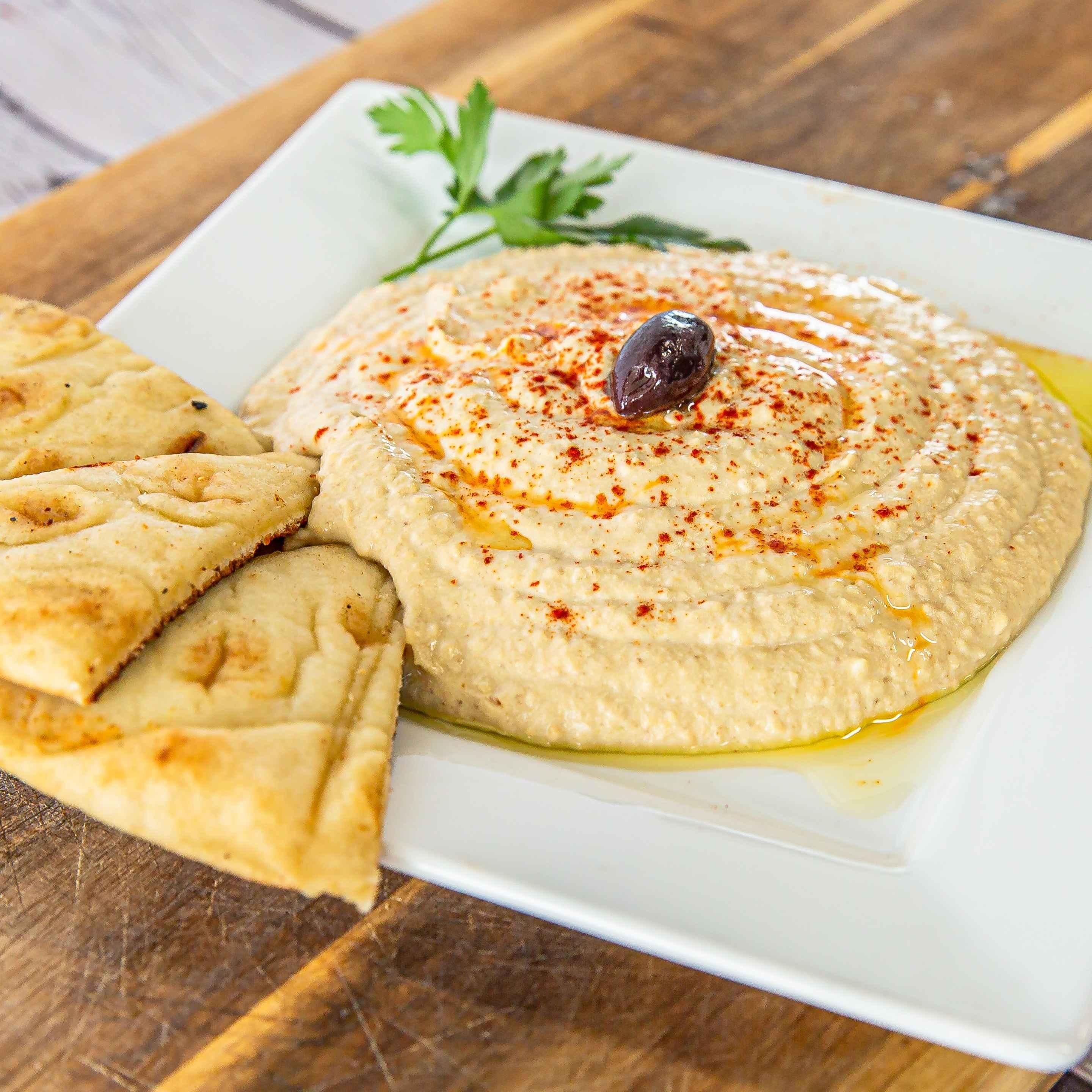 HUMMUS PARTY PACK + PITA.