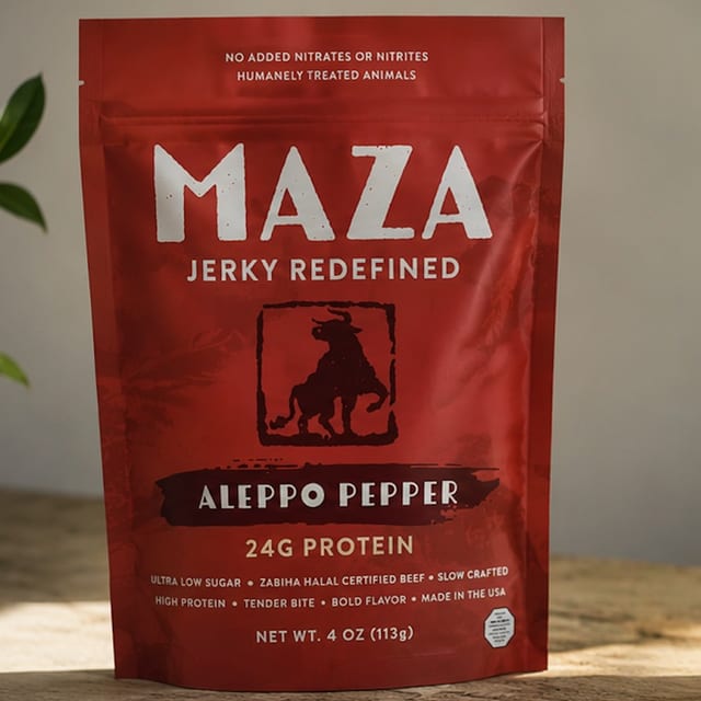 MAZA JERKY - ALEPPO PEPPER.
