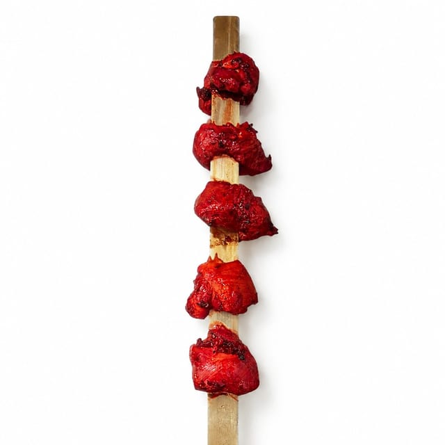 SKEWER SPICY TANDOORI CHICKEN.